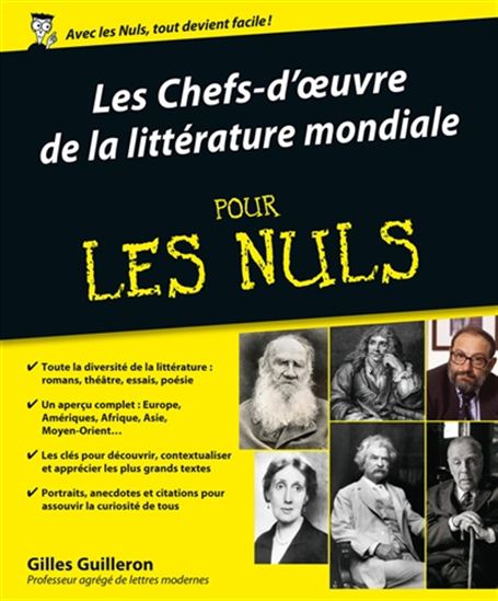 Les Chefs d&#39;oeuvre de la littérature mondiale pour les nuls - GILLES GUILLERON