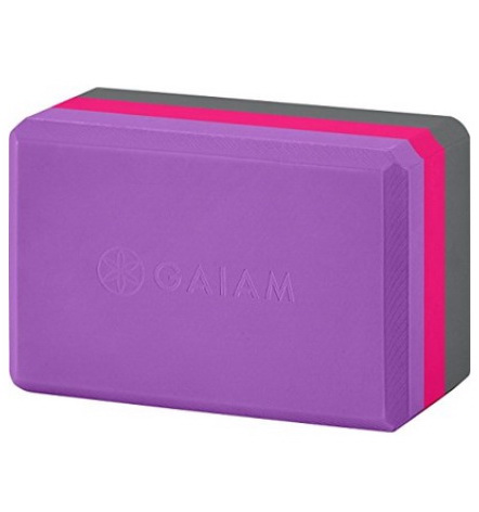 Bloc yoga trois couleurs: mauve, rose, gris orage - ACCESSOIRE