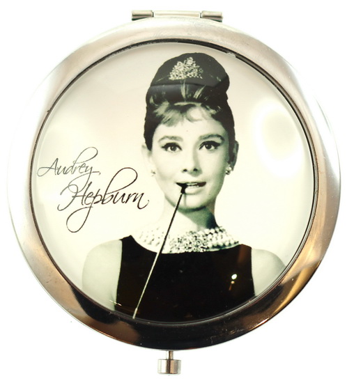 Miroir de poche Audrey Hepburn