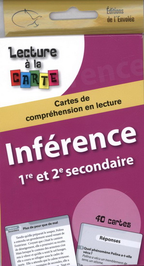 Inférence, 1re et 2e secondaire - DOMINIQUE DUFOUR