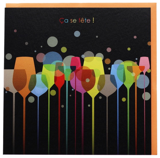 Ça se fête Coupes colorées