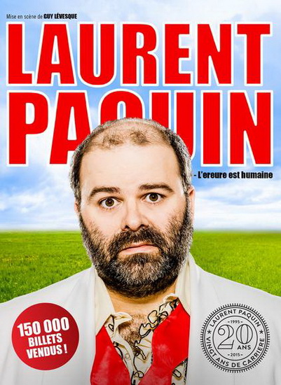 Laurent Paquin : L&#39;ereure est humaine - PAQUIN LAURENT