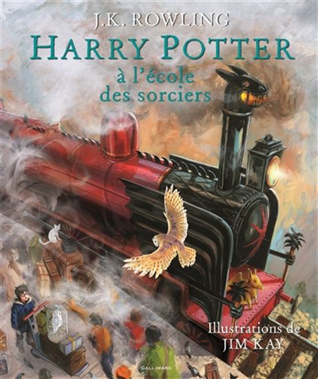 Harry Potter à l&#39;école des sorciers #01 Éd. illustrée - J K ROWLING - JIM KAY