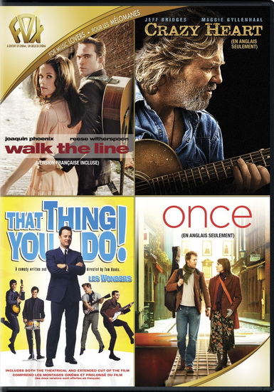 Walk The Line + Crazy Heart + That Thing You Do + Once - DIVERS