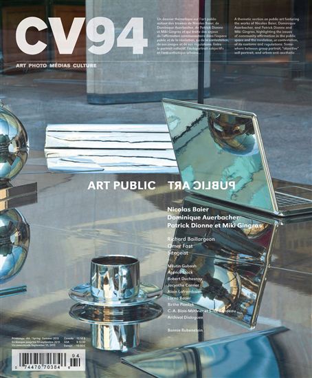 CV94 - Art public (Ciel variable. No. 94, Printemps-Été 2013) - SYLVAIN CAMPEAU - ANDREA CARSON BARKER - D