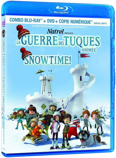 La Guerre des tuques animée (Blu-Ray+Dvd) - BRISSON FRANÇOIS - POULIOT JEAN-FRANÇOIS