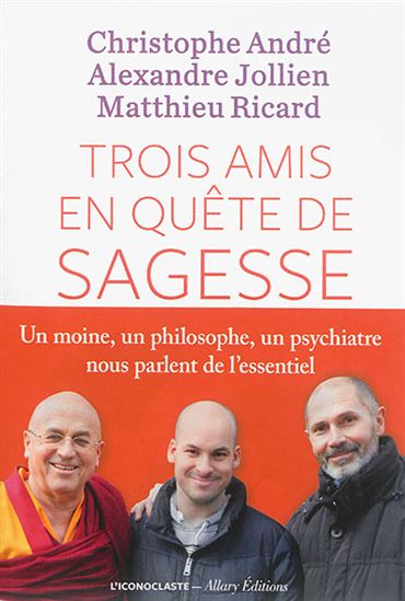 Trois amis en quête de sagesse : un psychiatre, un philosophe et un moine nous parlent de l&#39;essentiel - CHRISTOPHE ANDRÉ & AL