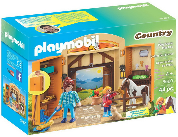 playmobil ecurie transportable