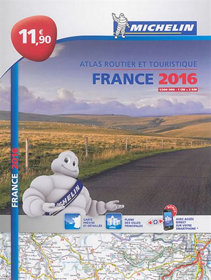 Atlas routier et touristique France 2016 (broché) - COLLECTIF
