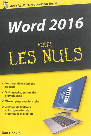 Word 2016 pour les nuls - DAN GOOKIN