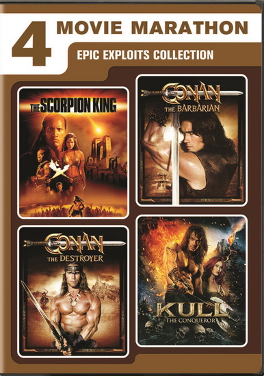 4 Movie Marathon: Epic Exploits Collection (The Scorpion King / Kull the Conqueror / Conan the Barbarian / Conan the Destroyer)