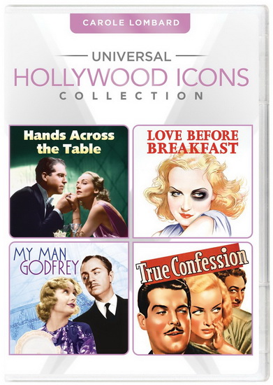 Universal Hollywood Icons Collection: Carole Lombard (Hands Across the Table / Love Before Breakfast / My Man Godfrey / True Confessions) - DIVERS