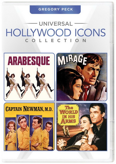 Universal Hollywood Icons Collection: Gregory Peck (Arabesque / Mirage / Captain Newman, M.D. / The World in His Arms) - DIVERS