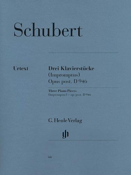 Three Piano Pieces (Impromptus), Op. Posth. D.946 - FRANZ SCHUBERT