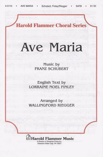 Ave Maria (Choeur SATB & Piano) - FRANZ SCHUBERT