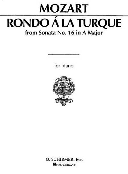 Rondo À La Turque (From Sonata In A Major, K 331) Piano - WOLFGANG AMADEUS MOZART
