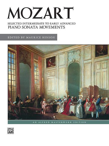 Mozart Selected Intermediate To Early Advanced Piano Sonata Movements - WOLFGANG AMADEUS MOZART