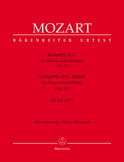 Concerto In C Major, KV 415 (387b) No. 13 (2 Pianos, 4 Mains) - WOLFGANG AMADEUS MOZART