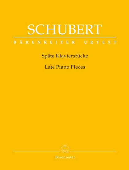 Late Piano Pieces - FRANZ SCHUBERT
