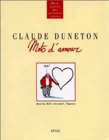 Mots d'amour - CLAUDE DUNETON
