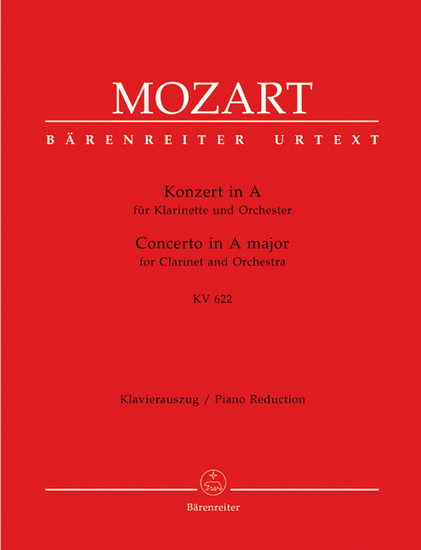 Concerto In A Major, KV 622 (Clarinette & Piano) - WOLFGANG AMADEUS MOZART