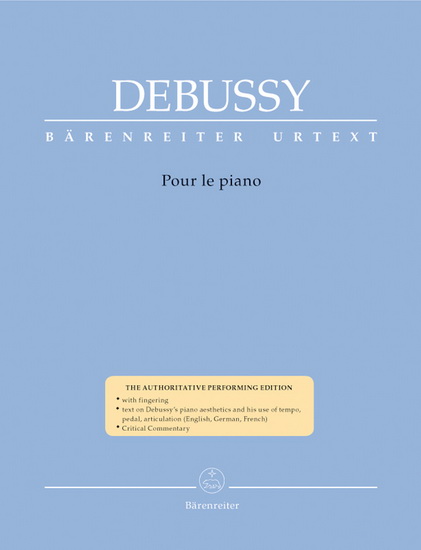 Pour Le Piano (Avec Doigtés) - CLAUDE DEBUSSY