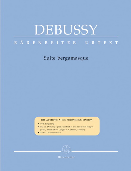 Suite Bergamasque (Piano) Avec Doigtés - CLAUDE DEBUSSY
