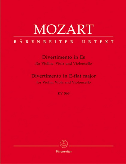 Divertimento In Eb Major, KV 563 (Violon, Alto & Violoncelle) - WOLFGANG AMADEUS MOZART