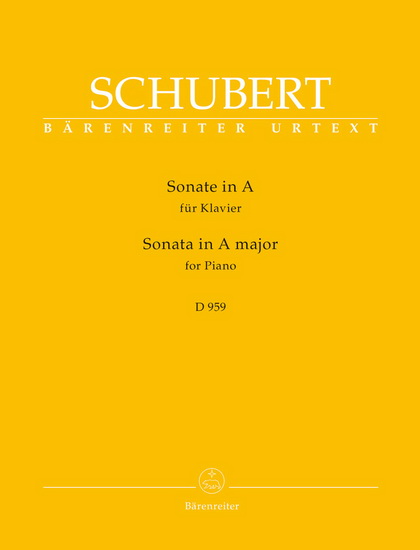 Sonata In A Major, D 959 (Piano) - FRANZ SCHUBERT