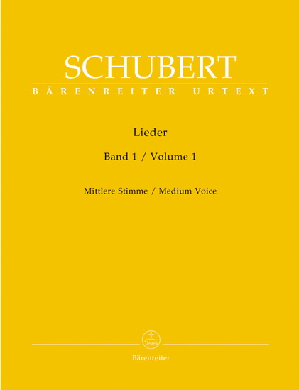 Lieder, Vol. 1 (Voix Moyenne & Piano) - FRANZ SCHUBERT