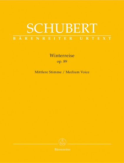 Winterreise, Op. 89 D 911 (Voix Moyenne & Piano) - FRANZ SCHUBERT