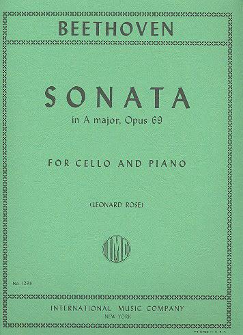 Sonata No. 3 In A Major, Op. 69 (Violoncelle & Piano) - LUDWIG VAN BEETHOVEN