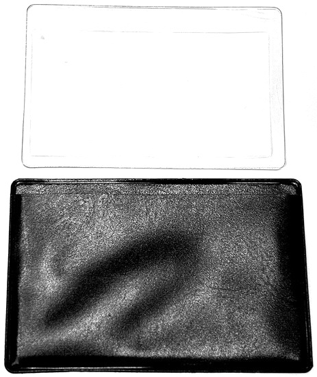 Loupe grandeur carte d&#39;affaire  X4