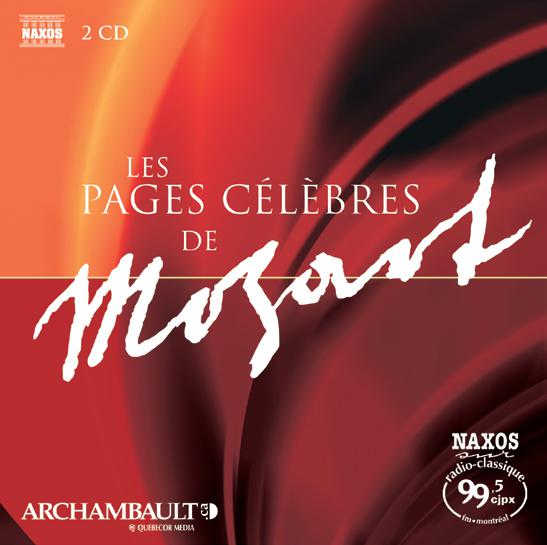 Plus Belles Pages Célèbres de Mozart (2DC) (Exclusivité Archambault) - MOZART