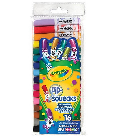 Ens. 16 marqueurs Pip squeaks