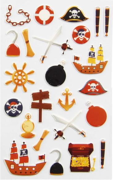 Autocollants Cooky : Pirates