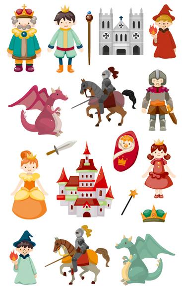 Autocollants Cooky : Chevaliers
