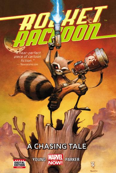 Rocket raccoon v01:a chasing t - SKOTTIE YOUNG