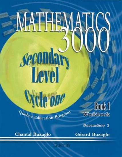 Mathematics 3000:secondary lev - CHANTAL BUZAGLO - GÉRARD BUZAGLO