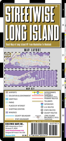 Streetwise Long Island Map - COLLECTIG