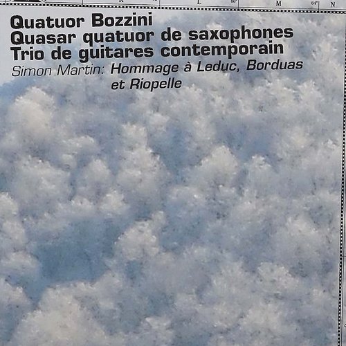 Hommage à leduc, borduas et ri - SIMON & QUATUOR BOZZINI MARTIN