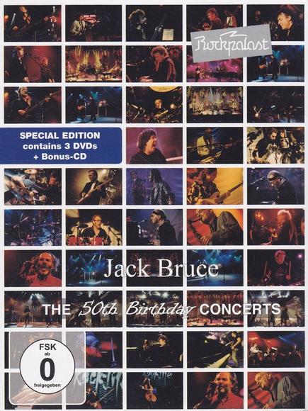 50th birthday concerts  (deluxe/3dvd+dc) - JACK BRUCE