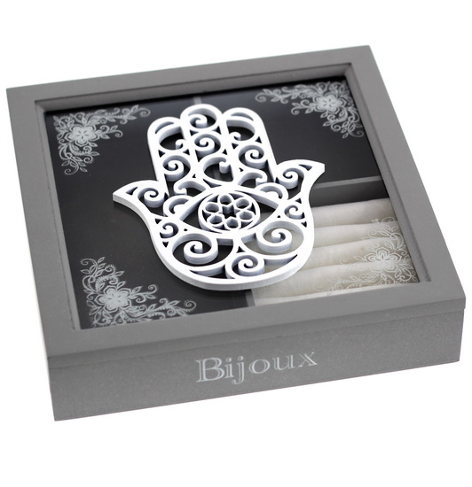 Boîte à bijoux main de Fatima