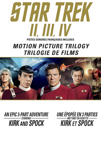 Star Trek: Motion Picture Trilogy ( II,III,IV) (Rpkg 2016) - STAR TREK