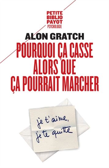Pourquoi ça casse alors que ça pourrait marcher - ALON GRATCH