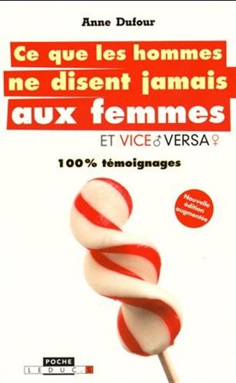 Ce que les hommes ne disent jamais aux femmes, et vice versa : 100 % témoignages N. éd. - ANNE DUFOUR