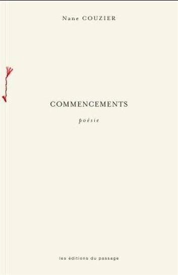 Commencements - NANE COUZIER
