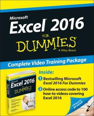Excel 2016 For Dummies Book + Online Videos Bundle - GREG HARVEY