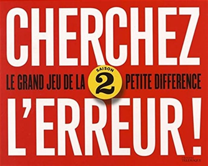 Cherchez l&#39;erreur : Pack tome 1 & 2 (coff.) - COLLECTIF