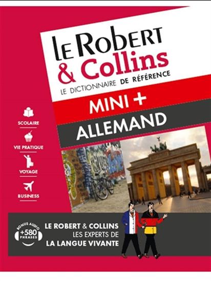 Le Robert & Collins allemand mini + : allemand-français, français-allemand : 100 000 mots, expressions et traductions + guide de conversation N. éd. - COLLECTIF